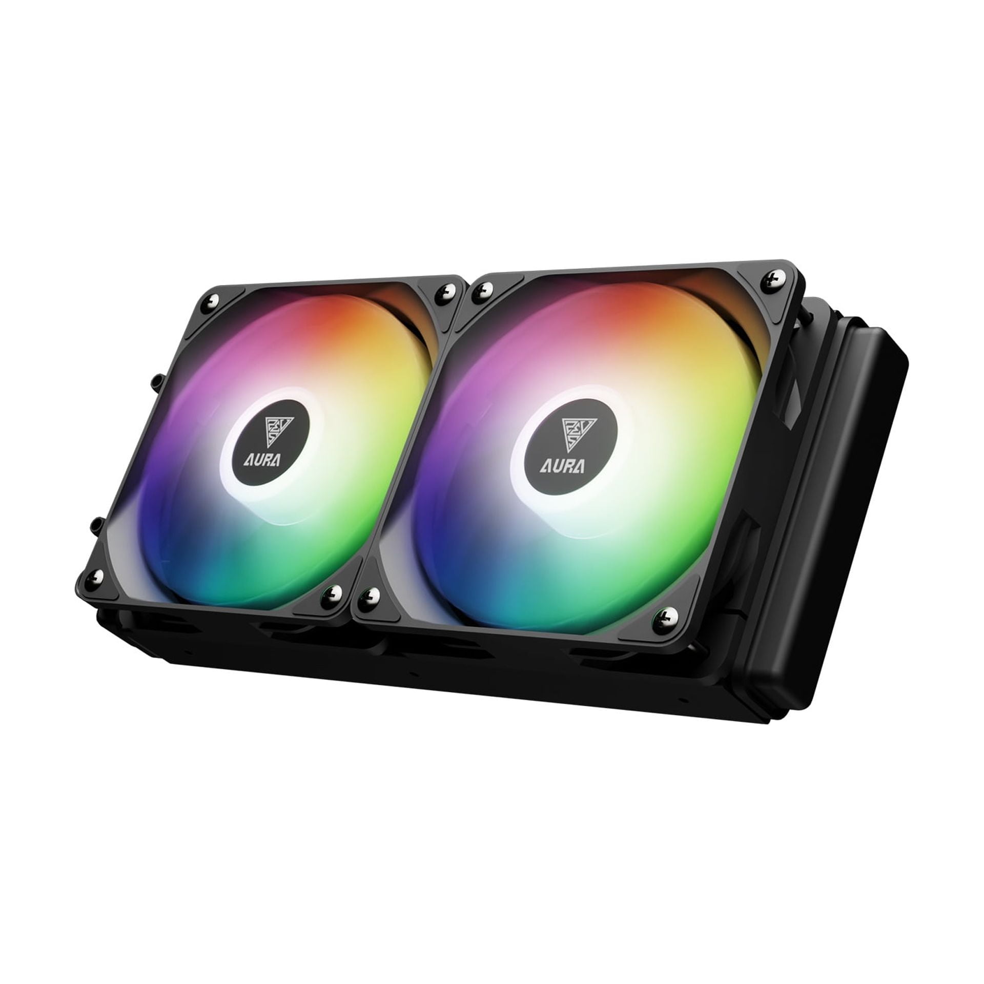 Gamdias AURA GL240 Lite 240mm CPU Liquid Cooler All-In-One, PWM Fans, 5V 3-Pin ARGB