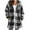 Black, variant on Shadoumai Fleece Jacket Women Trendy Plaid Long Sleeve Fuzzy Hooded Jackets Lightweight Warm Sherpa Winter Fall Coats