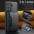 thumbnail image 3 of MAGKING Case For Samsung Galaxy A56 5G, RFID Blocking, PU Leather,Compatible With MagSafe Detachable 2 In 1 Wallet With Multi-Card Slots,Magnetic Protective Cover,Black,For Galaxy A56 (5G), 3 of 8