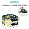 thumbnail image 5 of Crocodile Travel Portable Decorative Box - Square Jewelry Storage and Organizer Box for Rings, Earrings, Necklaces, and Bracelets - Suitable for Girls and Women - Necklace Organizer Box, 5 of 6