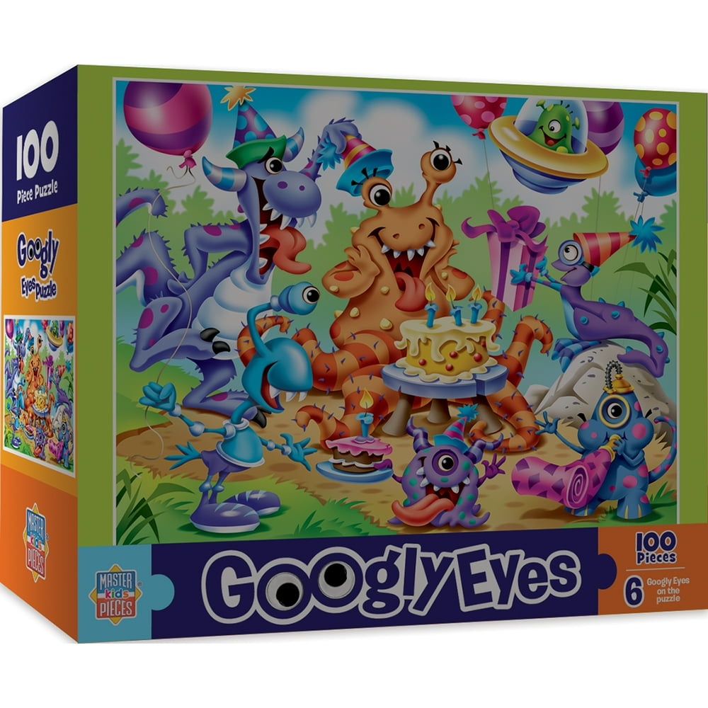 MasterPieces Googly Eyes Monsters Puzzle 100 Piece Kids Puzzle