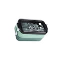 thumbnail image 1 of Yuarrent Fiambrera con cubiertos, aislamiento térmico de doble capa, contenedor de comida para niña, caja de almacenamiento para microondas, oficina, Mostrada Verde Yuarrent HA067578-02, 1 of 6