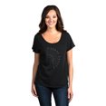 thumbnail image 2 of Thread Tank Chieftain War Bonnet Women's Relaxed Slouchy Dolman T-Shirt Tee Heather Black X-Large, 2 of 4