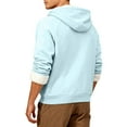 thumbnail image 4 of GrmtClth Fleece Hoodies for Men Heavyweight Winter Sherpa Lined Zip Up Hooded Sweatshirt Fashion Thermal Long Sleeve Jacket Coats Light Blue M, 4 of 8