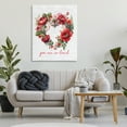 thumbnail image 3 of Stupell Industries Loved Heart Wreath Botanical & Floral Painting Gallery Wrapped Canvas Art Print Wall Art, 36 x 48, 3 of 8