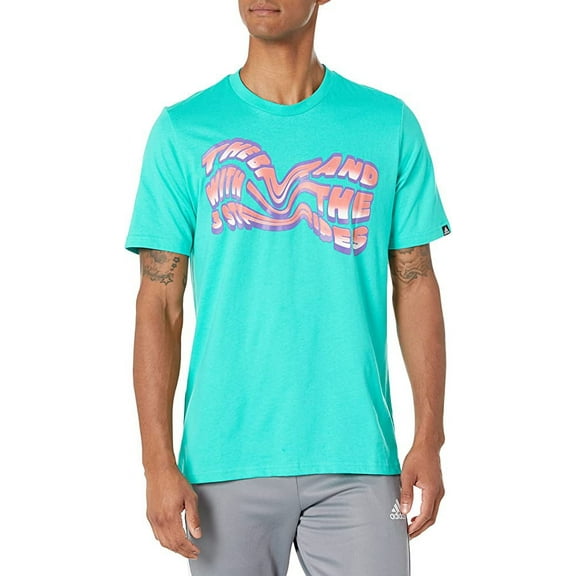 Adidas Men's Summer Heat Verbiage Graphic Tee