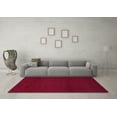thumbnail image 3 of Ahgly Company Indoor Square Abstract Pink Contemporary Area Rugs, 6' Square, 3 of 4