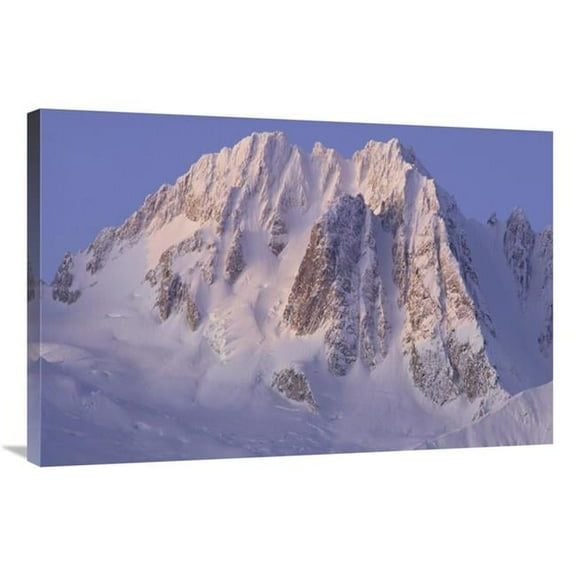 Global Gallery  Snow-Covered Peaks of Takhinsha Mountains - Glacier Bay NP - Alaska Art Print