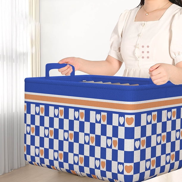 Fiudx Bolsas para Guardar Ropa, Organizador Plegable de Gran Capacidad, Asas Suaves Reforzadas, Diseño Compacto, Multifuncional para Dormitorio y Armario, 3 Tamaños Disponibles, Capacidad de 30 L