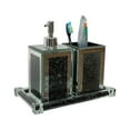 thumbnail image 4 of Ambrose Exquisite Square Soap Dispenser & Toothbrush Holder with Tray, 4 of 5