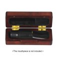 thumbnail image 4 of Solid Wood Saxophone Mouthpiece Storage Case - Single Capacity, Soft Cloth Lining, Secure Slot Design, Smooth Surface, Exquisite Craftsmanship, Red Finish, Compact Size 4.4x1.8x1.5in, 80g Lightweight, 4 of 6