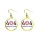 thumbnail image 1 of Diana!¡Diana! Ear Dangle Golden Drop Earring Jewelry Mujer Unbranded M, 1 of 3
