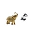 thumbnail image 5 of Estatua De Elefante Pensador, Adorno De Escritorio, Artesanía De Resina, Escultura De Animal, Figura Decorativa, Colección, Escultura Moderna De Mesa Simple Para Estante, Dormitorio,, 5 of 8