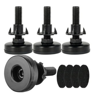 Helonge Thread Furniture Levelers,1/4-20 Inch 10 Pcs Screw In Threaded Leveling Foot,Screw On Furniture Glide Leveling For Bar Stool,Bench,Cabinet,Desk Legs Etc