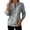 Gray #033, variant on Quarter Zip Pullover Sweatshirts for Women Trendy Heart Polka Dot Long Sleeve Lightweight Sweat Shirts, S