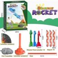 thumbnail image 5 of Dinosaur Toy Rocket Launcher For Kids, 3 Colorful Dinos, Fun Outdoor Kids Toys For Boys Girls Birthday Gift, 5 of 5