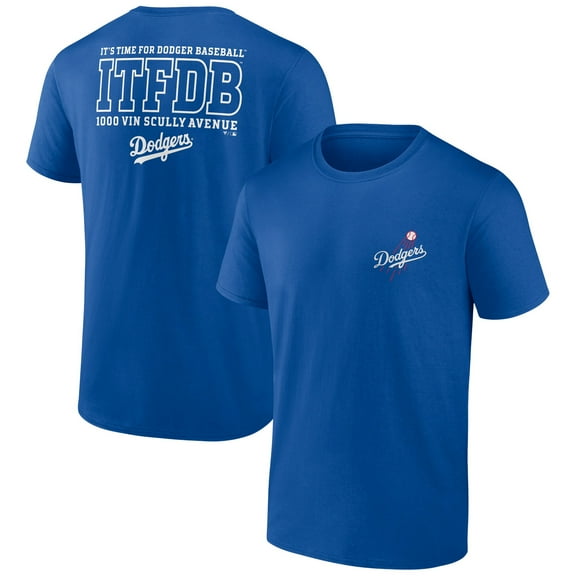 Men's Royal Los Angeles Dodgers Bring It ITFDB T-Shirt