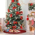 thumbnail image 4 of Coolnut Christmas Christmas Tree Skirt Home Decoration Large Round Christmas Tree Skirt for Holiday Party Home Christmas Day Ornaments,35.4", 4 of 6