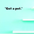 thumbnail image 1 of Custom Decals Get A Pet. Wall Art Size: 10 X 36 Inches Color: Black, 1 of 1