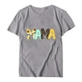 thumbnail image 4 of IROINNID Summer Tops For Women Comfy T-Shirt Fashion Printed Loose Short Sleeves Round-Neck Tops Spring Saving, 4 of 5