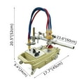 thumbnail image 3 of Techtongda Enhanced Flame Cutting Machine Torch Track Burner Portable Handle Gas Cutting Machine, 3 of 16