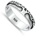 thumbnail image 4 of Growing Tree of Life Ring .925 Sterling Silver Band Jewelry Female Male Unisex Size 5, 4 of 4