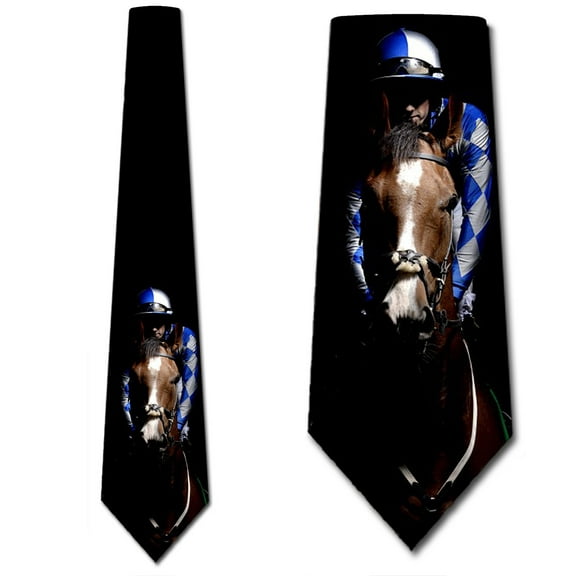 Horse Racing Ties Mens Equestrian Jockey Necktie by Three Rooker