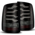 thumbnail image 1 of AlphaRex USA Tail Light Assembly - LED 640010 Pro-Series; Smoke Lens With Red Reflectors; Jet Black Housing; LED; Red Bulb; DOT/SAE Approved; Set Of 2, 1 of 8
