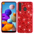 thumbnail image 2 of GSA Glitter Bling Candy Case for Samsung A21 - Red, 2 of 3