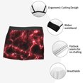 thumbnail image 3 of Lukts Red Line Pattern Men's Underwear Covered Waistband Boxer Briefs-XX-Large, 3 of 5