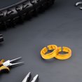 thumbnail image 3 of Bike Handlebar Grip Lock Rings for Securing Bicycle Grips in Place Golden Aluminum Alloy 8 mm, 3 of 8