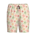 thumbnail image 3 of Picia Colorful Starfish Pajama Shorts for Men, Men's Pajama Bottoms, Sleepwear,Short Pajama Pants-Large, 3 of 9