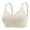 White, variant on Xijirk Women Seamless Bra Ribbed Scalloped V Neck Adjustable Straps Wirefree for Daily Home Casual Wear,Black,XXL