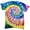 Santa Barbara, variant on Colortone Tie Dye T-Shirts Rainbow Adult Sizes, Men 100% Cotton