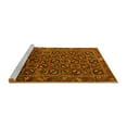 thumbnail image 2 of Ahgly Company Machine Washable Indoor Round Persian Yellow Traditional Area Rugs, 7' Round, 2 of 4