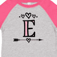 thumbnail image 4 of Inktastic Letter E Monogram Tribal Arrow Girls Toddler T-Shirt, 4 of 5