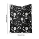 thumbnail image 3 of Manta de franela con estampado de murciélagos, chal de Halloween, manta para todas las estaciones, 3 of 6