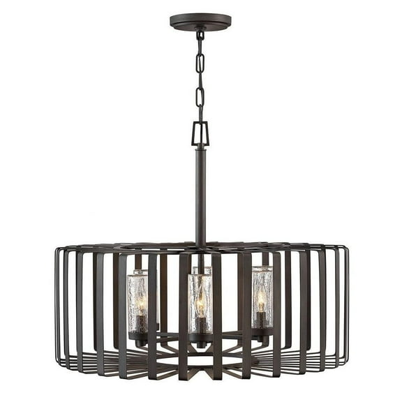 6 Light Outdoor Large Chandelier in Transitional Style 28.25 inches Wide By 23 inches High-Led Lamping Type Bailey Street Home 81-Bel-4528764