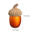 thumbnail image 3 of 100 Uds. Bellotas artificiales, decoraciones de simulación de bellotas, decoraciones navideñas de nueces, bellotas artesanales, bellotas pequeñas a granel, decoraciones de otoño, 3 of 8