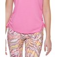 thumbnail image 3 of Calvin Klein Performance Womens Ruched Top Candy XL, 3 of 3