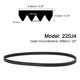 thumbnail image 2 of Correa V de 4 costillas 220J4 PJ de 22" de largo x 0.37" de ancho x 0.14" de alto, correa serpentina micro V EPDM, 2 of 5