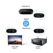 OREI eARC 4K 60Hz Audio Extractor Converter 18G HDMI 2.0 ARC Support - HDCP 2.2 - Dolby Digital/DTS