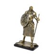 thumbnail image 2 of jicheng Knight Sculpture Tabletop Ornament Vintage, Retro, Creative Statue Knight Figure Gold, 2 of 9