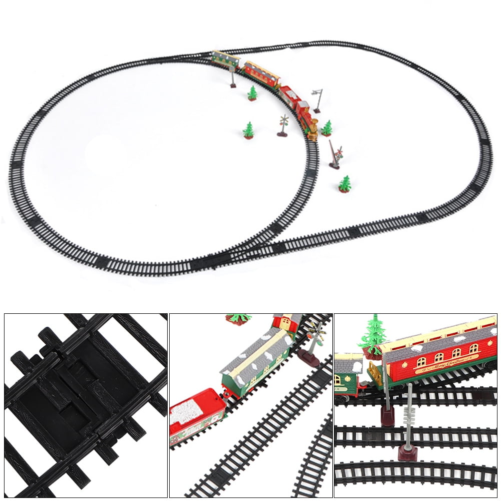 Domqga Train Toy Set, Train Track Set,Christmas Style Electric Train