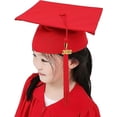 thumbnail image 4 of Toga de Graduación Infantil en Color Púrpura Mate para Niño en Edad Preescolar (30) Gorro de Graduación y Gorro de Graduación con Colgante 2023 para Niño y Niña 12 Colores, 4 of 5