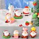 thumbnail image 3 of Micro paisaje de Navidad, adorno de escena de nieve, árbol de Navidad, muñeco de nieve, Mini decoración de resina, 3 of 4