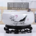 thumbnail image 1 of Plants Flower Bowl In Water Indoor Chinese Ceramic Bowl Flower Planter With Stand Hydroponic Bonsai Bowl For Office Garden Indoor Outdoor, 1 of 1