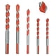 thumbnail image 1 of 5 brocas multifunción de carburo de tungsteno para mampostería para azulejos, hormigón, ladrillo, vidrio y madera (6 mm, 8 mm, 10 mm, 12 mm) Ormromra YQ-2820, 1 of 9