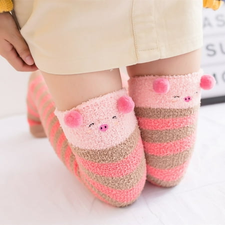 

Haykey Winter Socks for Women Winter Women Keep Warm Print Socks Knitting Warm Anklets Leggings Socks