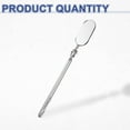 thumbnail image 3 of Telescoping Inspection Mirror 1 x 2" Oval 7.9" to 24" 360 Degree Stainless Steel Inspection Swivel Head Extendable Mirrors for Technicians Mechanics Contractors, Silver, 3 of 7